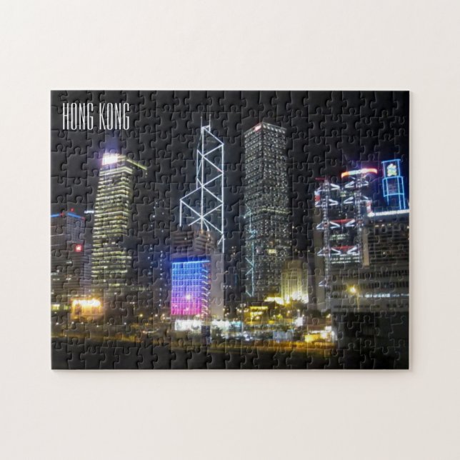 Puzzle skyline hong kong (Horizontal)