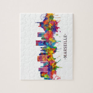 Puzzle Skyline Marseille France