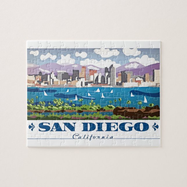 Puzzle Skyline San Diego (Horizontal)