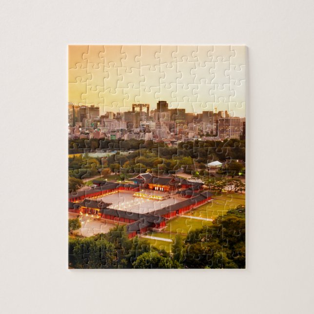 Puzzle Skyline Séoul Corée du Sud (Vertical)