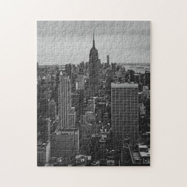 Puzzle Skyline urbain | Centre-ville de Manhattan New Yor (Vertical)