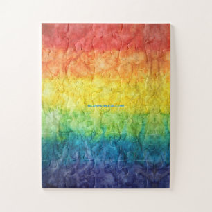 Puzzle SlipperyJoe drapeau gay pride couleurs arc-en-ciel