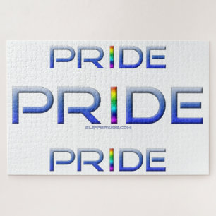 Puzzle SlipperyJoe's Colorful Pride mot bleu arc en ciel 