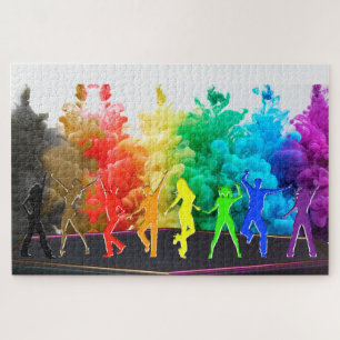 Puzzle SlipperyJoe's Dancing Pride Shadows cadeaux gay ar