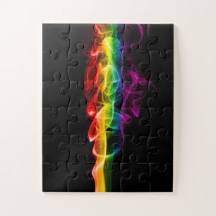 Puzzle SlipperyJoe's fumée vif arc-en-ciel célébré