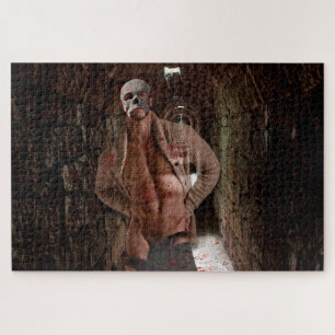 Puzzle SlipperyJoe's Halloween transparent homme fantomat