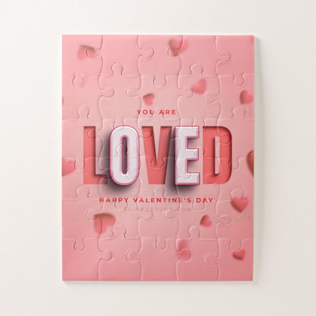 Puzzle SlipperyJoe's Valentine's Day gifts romantic tone  (Vertical)