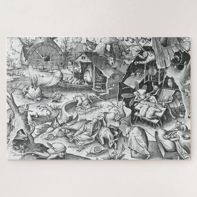 Puzzle Sloth (Desidia), Les Sept Péchés Mortels (Horizontal)
