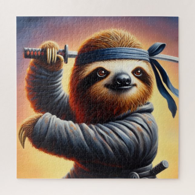 Puzzle Sloth Ninja (Vertical)