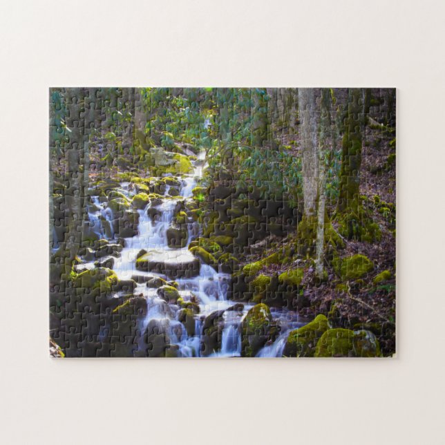 Puzzle Smokey Mountain River Creek. (Horizontal)