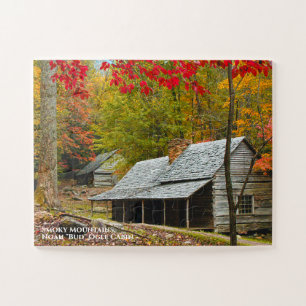 Puzzle Smoky Mountains Noah "Bud" Ogle Cabine GSMNP Photo