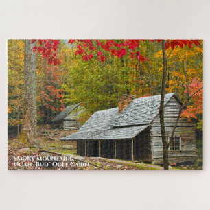 Puzzle Smoky Mountains Noah "Bud" Ogle Cabine GSMNP Photo
