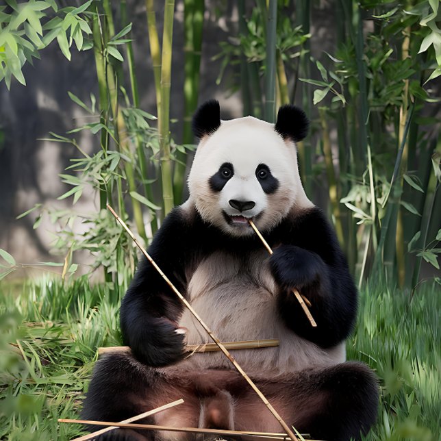 Puzzle Snack Géant Panda Bamboo (Créateur téléchargé)