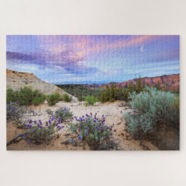 Puzzle Snow Canyon Sunrise Paysage Fleur sauvage Photo