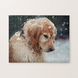 Puzzle Snow Golden