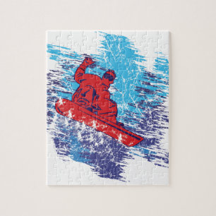 Puzzle Snowboardeur cool