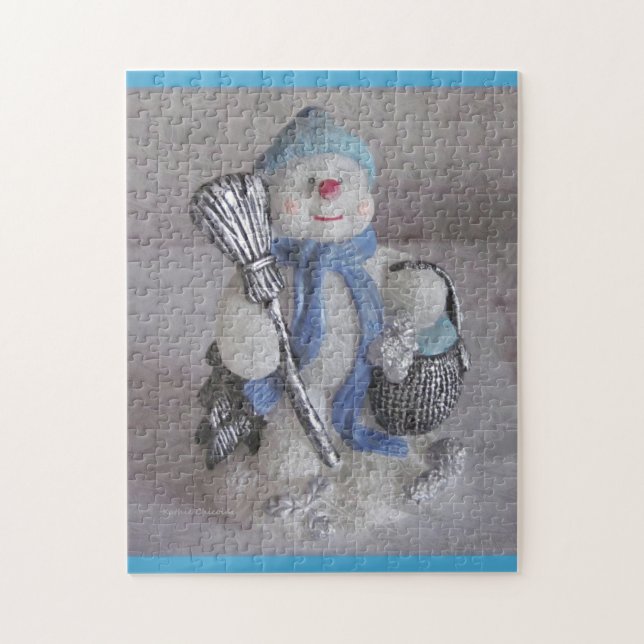 Puzzle Snowman avec chambre (Vertical)