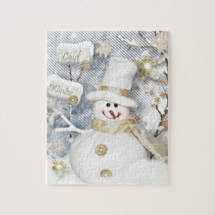 Puzzle Snowman hiver froid