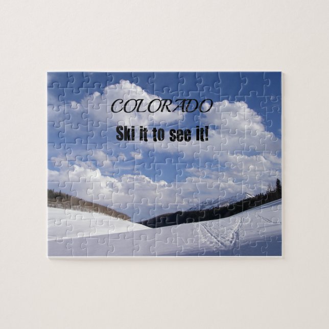 Puzzle Snowy Colorado Pistes de Ski (Horizontal)