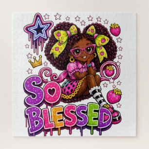 Puzzle So Blessed™ StarBerry Fille Mignonne aux Fraises