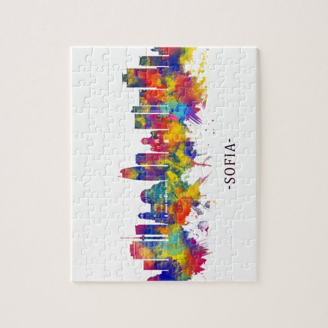 Puzzle Sofia Skyline (Vertical)
