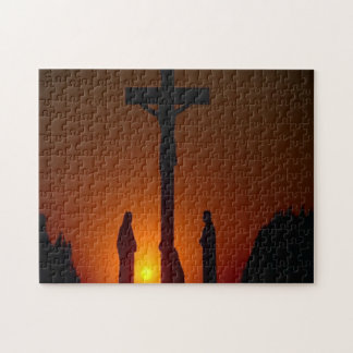 Puzzle Soirée à la croix de crucifixion