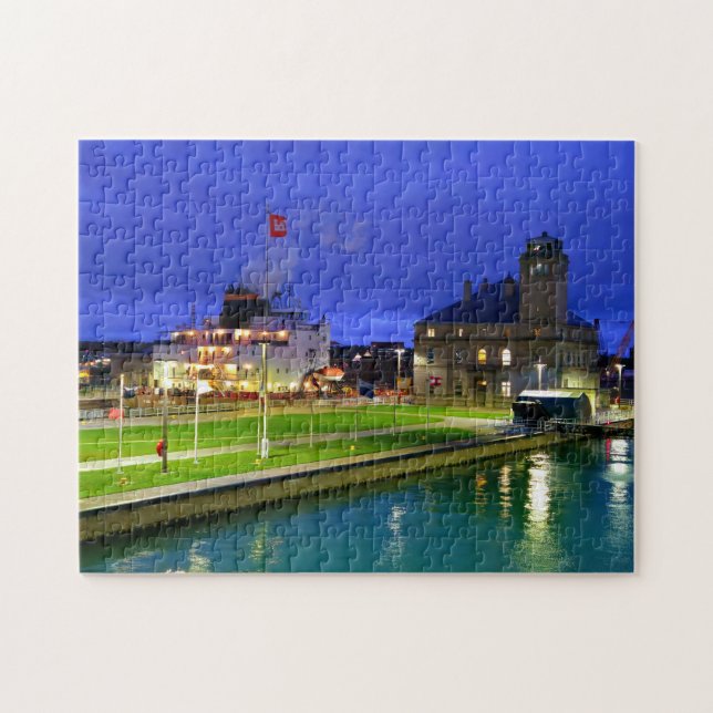 Puzzle Soirée à Soo Locks 252 pièce (Horizontal)