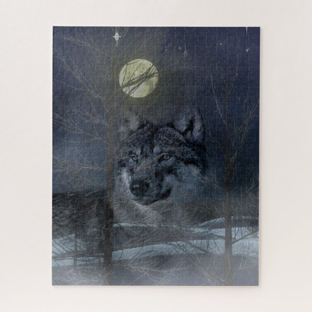 Puzzle Soirée Wolf Spirit Moon (Vertical)
