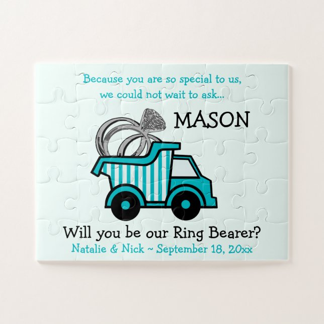 Puzzle Sois ma question de porteur de bague (Horizontal)