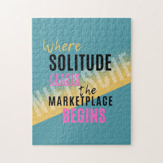 Puzzle Solitude Introspection Introvert Nietzsche quote