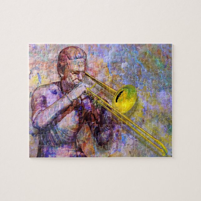 Puzzle solo de trombone (Horizontal)