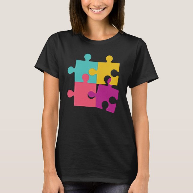 Puzzle Solving Puzzles Hobby Crossword   3 T-Shirt (Front)