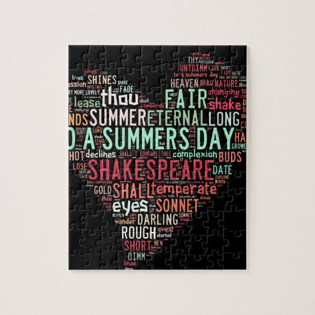 Puzzle Sonnet de Shakespeare (Vertical)