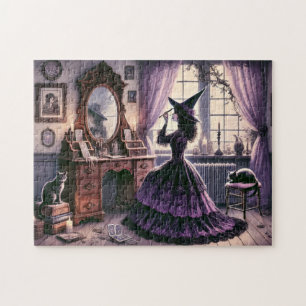 Puzzle Sorcière antique à Vanity Gothic Academia