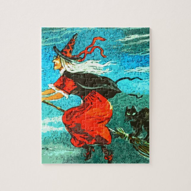 Puzzle Sorcière de vol (Vertical)