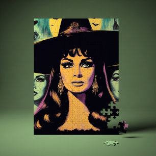 Puzzle Sorcière Vintage