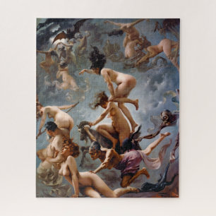 Puzzle Sorcières qui vont à leur Sabbat Falero