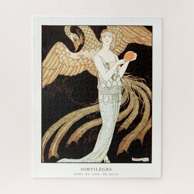 Puzzle Sortilèges : Robe du soir de George Barbier (Vertical)