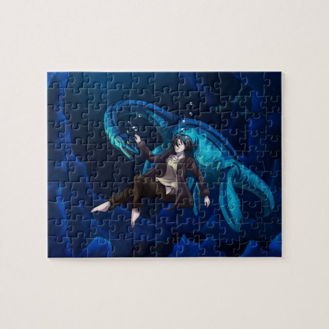 Puzzle Sous l'eau avec Plesiosaurus (Horizontal)