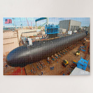 PUZZLE SOUS-MARIN D'ATTAQUE RAPIDE DES ÉTATS-UNIS - SSN-7