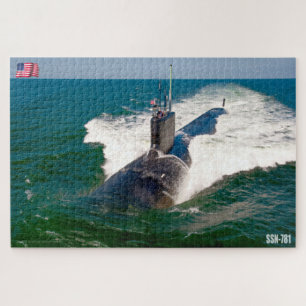 PUZZLE SOUS-MARIN D'ATTAQUE RAPIDE DES ÉTATS-UNIS - SSN-7