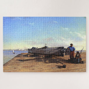 Puzzle Sous-marin torpilleur H.L. Hunley 6 déc. 1863