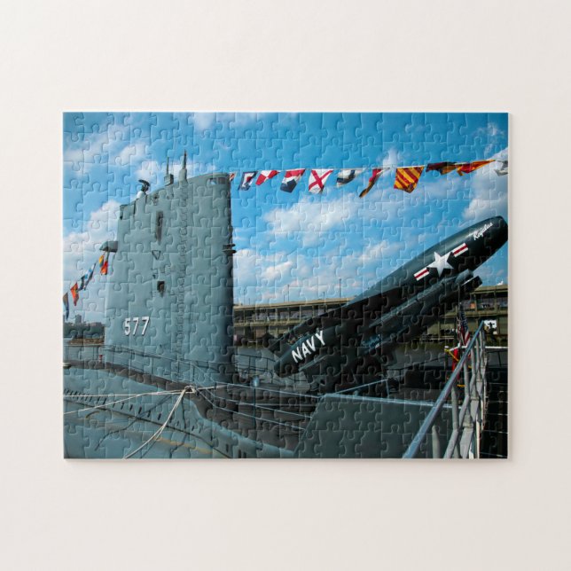 Puzzle Sous-marins Docks New York. (Horizontal)