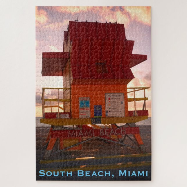 Puzzle South Beach, Miami Lifeguard Stand (Ocean Secourt) (Vertical)