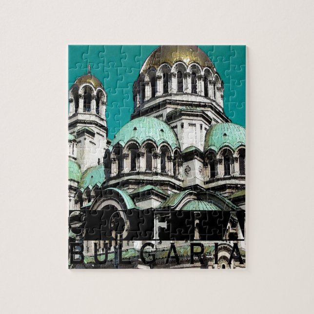 Puzzle Souvenir de Sofia Bulgarie (Vertical)