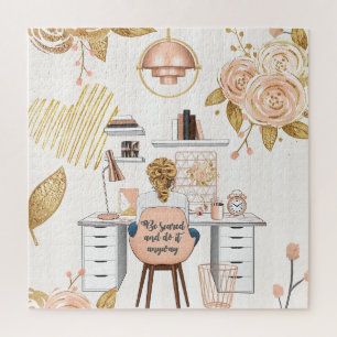 Puzzle Soyez Effrayé & Faites-Le De Toute Façon