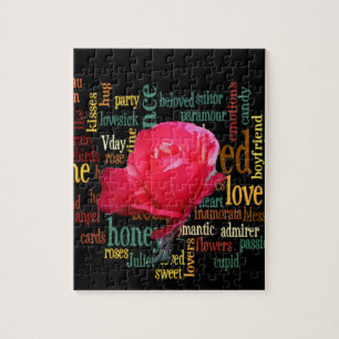 Puzzle Soyez le mien heureux Valentine sous le ciel bleu