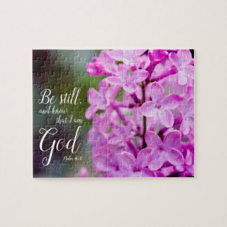 Puzzle Soyez toujours les fleurs lilas pourpres de 46:10
