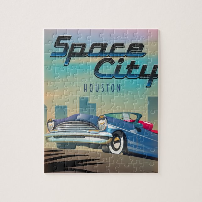 Puzzle Space City Houston (Vertical)