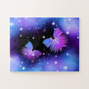 Puzzle Space Fantasy Butterflies Cosmic